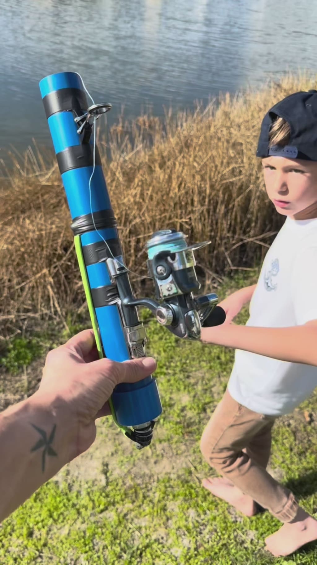 Micro Caster — Telescopic Fishing Rod & Reel Combo for Kids