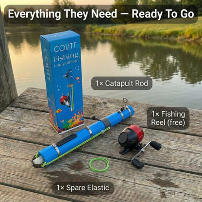 Catapult fishing rod kit contents